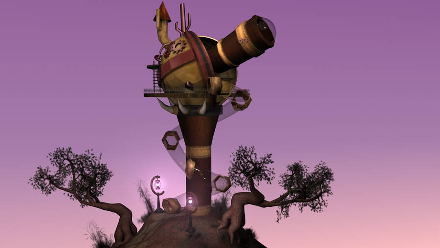 Steampunk Observatory by Akira-Ravenlier