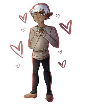 Fenris Chibi in a Jumper