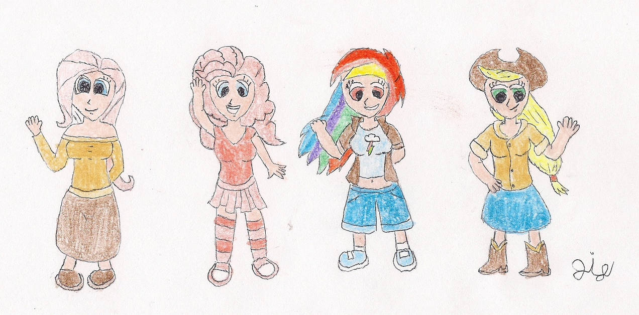 Mlp Human Form Request By MLP Scribbles On DeviantArt