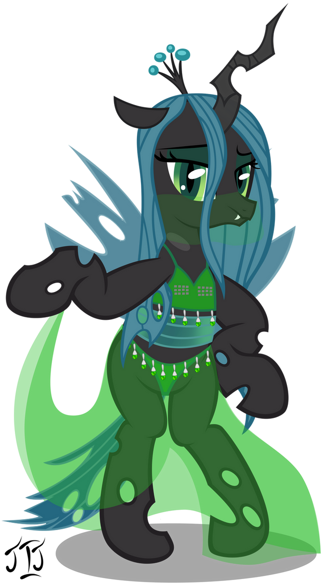 Mlp Rd Belly Belly Dancer Queen chrysalis Vector by MLP-Scribbles on DeviantArt