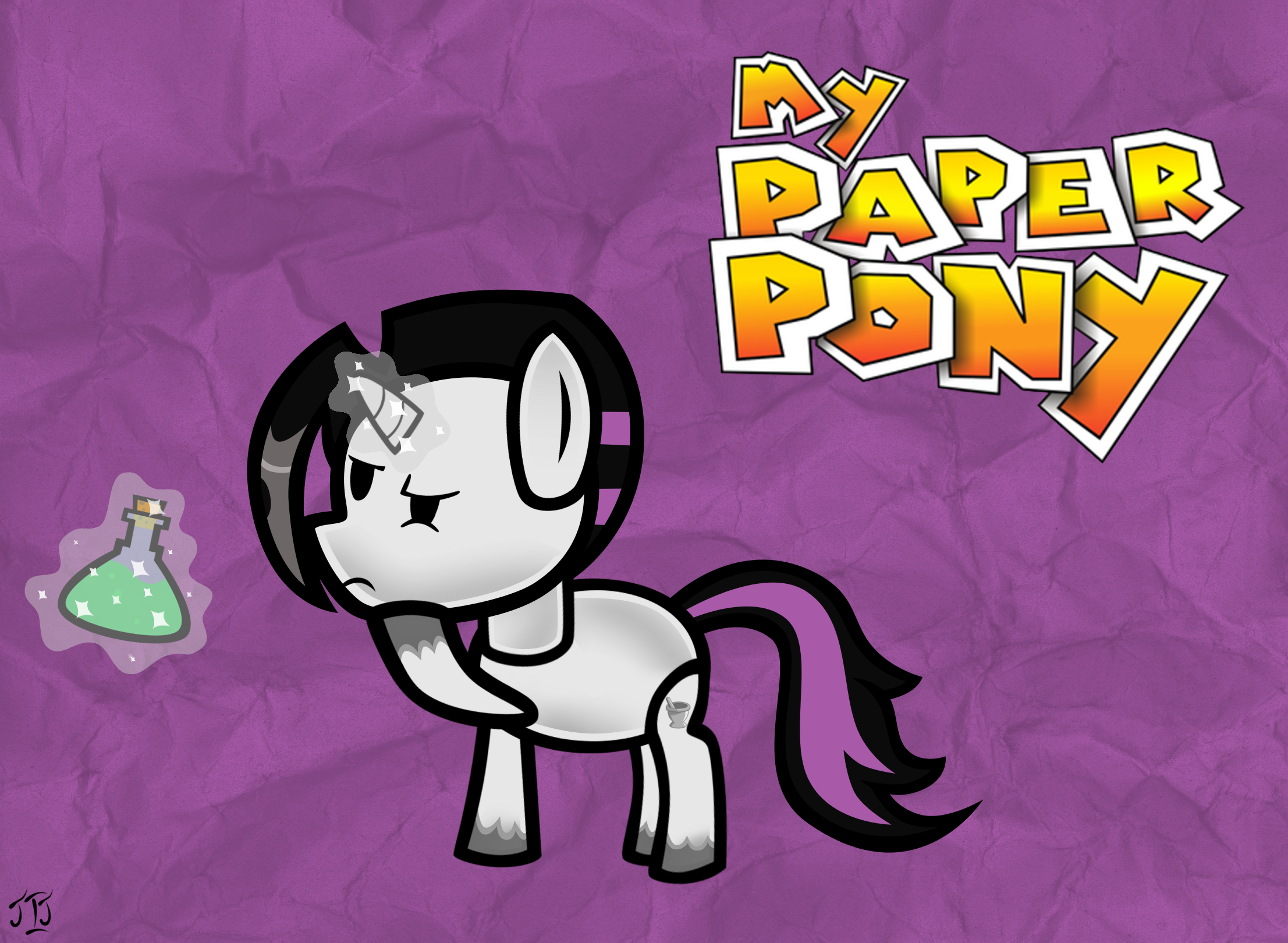 My Paper Pony Ohnine Commission