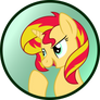 Sunset Shimmer Button