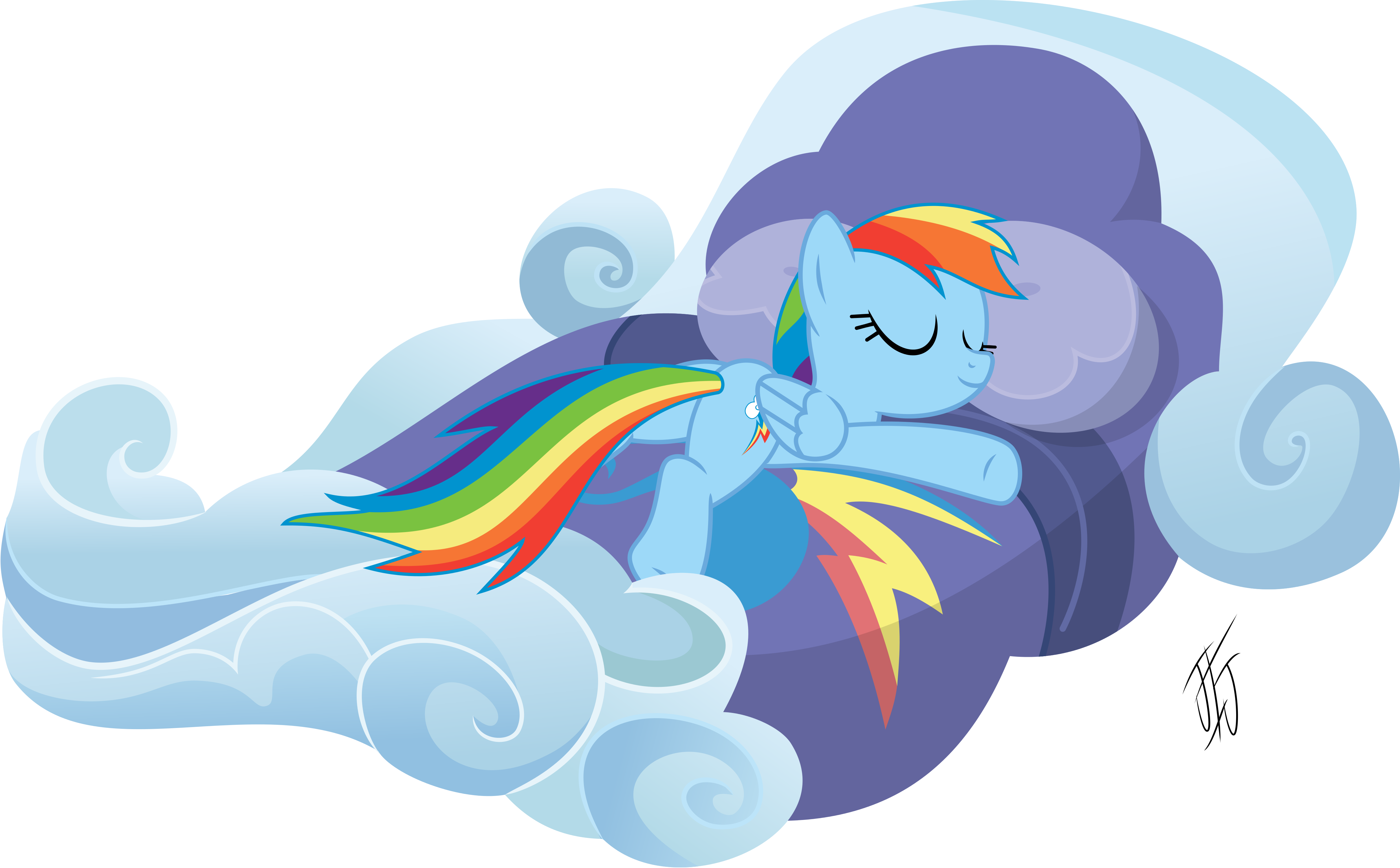 Rainbowdash In Bed