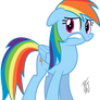 Rainbow Dash Is Scared