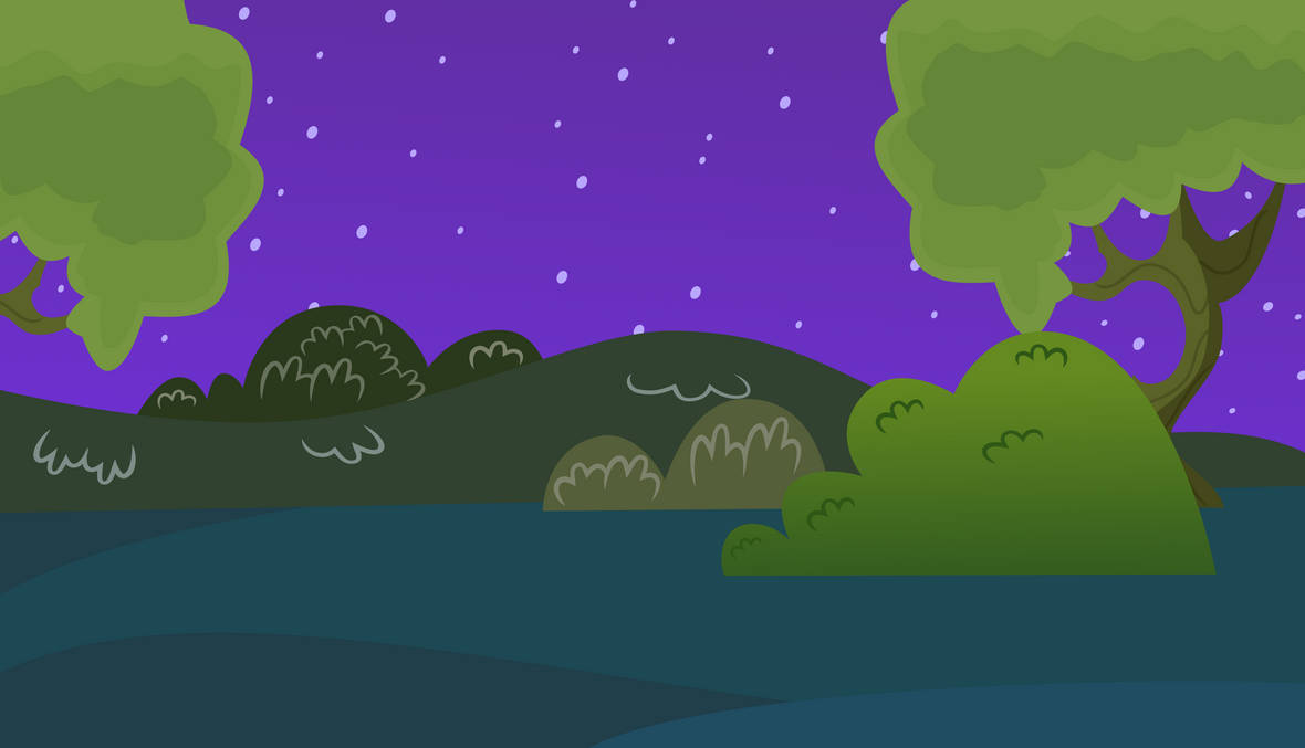 МЛП фон лес ночью