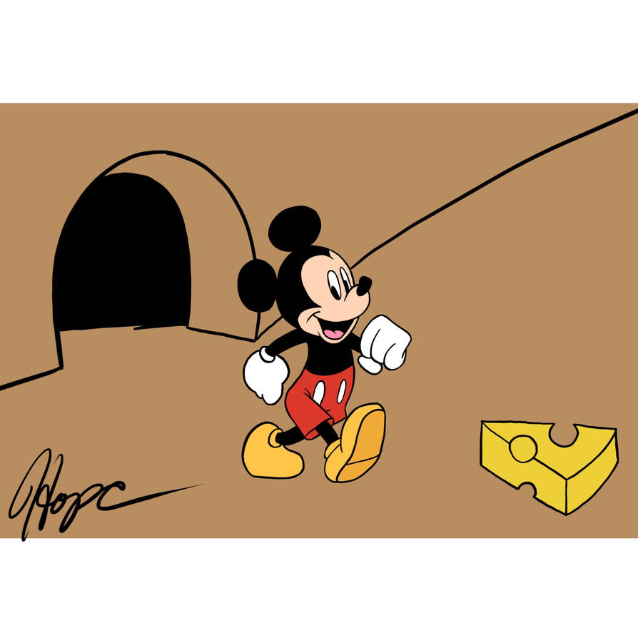 Mickey Mouse Making Swiss Cheese Original Cartoon at Justin Pope blog