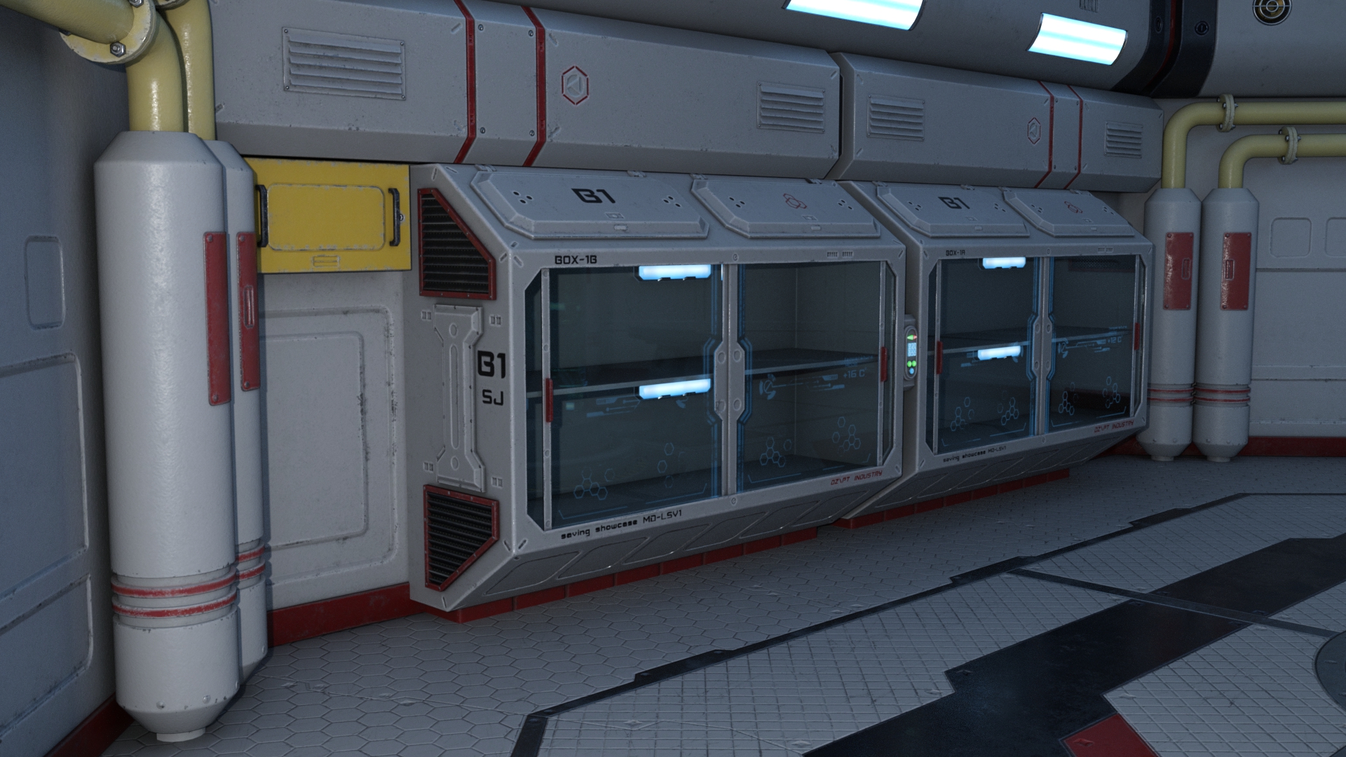 Sci-fi Cryo-Lab 5 by aeternali on DeviantArt