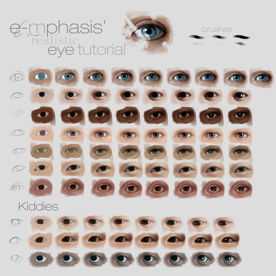 Realistic Eye Tutorial (step by step) by emametlo on DeviantArt
