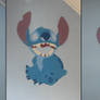 Stitch wall painting progress