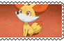 Fennekin stamp