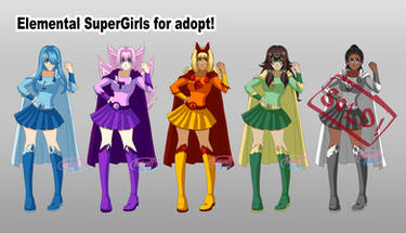 Elemental Supergirls ( UPDATE )