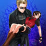 ( Commission ) Wesker kidnapped Claire