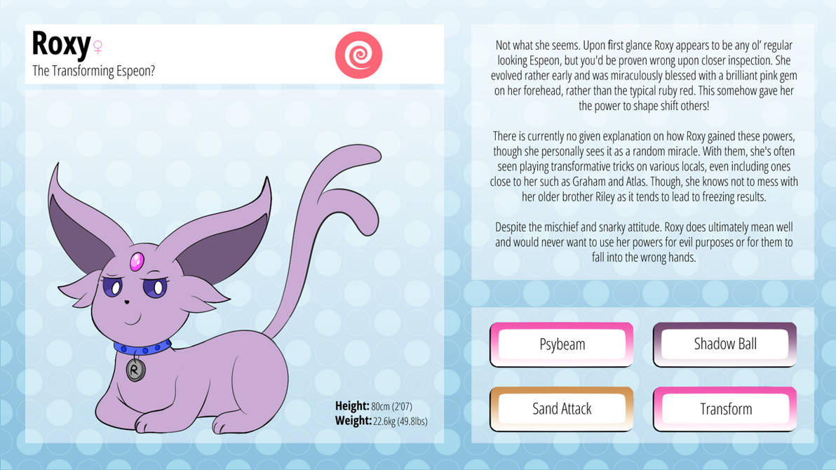 Meet Roxy by Spongecake14 on DeviantArt