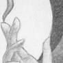 detail-hand in graphite