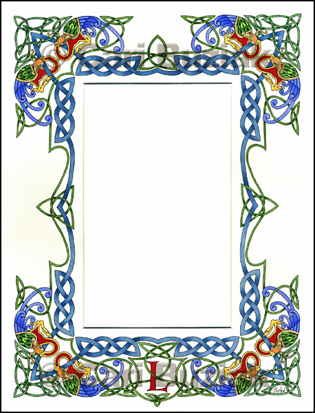 Peacock Wedding Frame