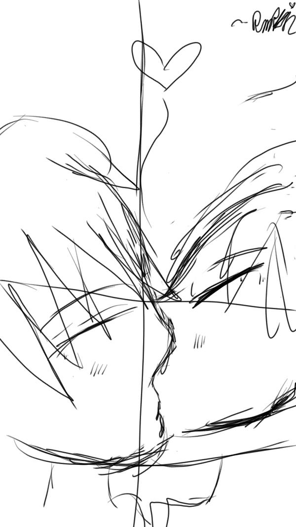 Kiss Deviantart kiss by pumpkinfluff04 on DeviantArt