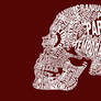 Typographical Skull