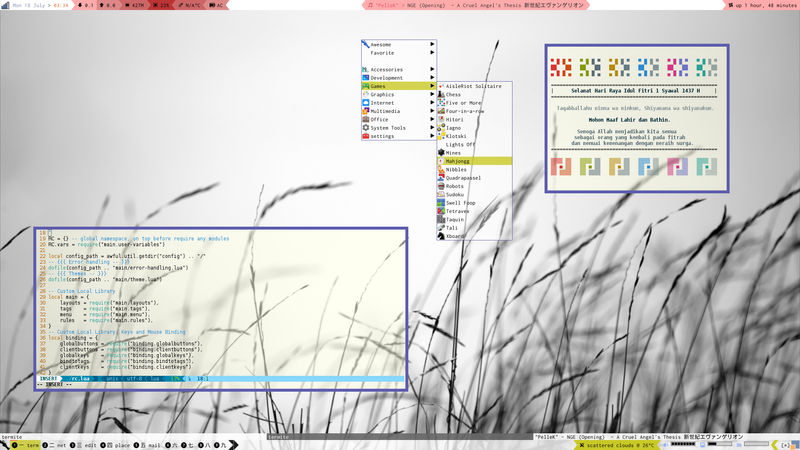 Modularized Awesome WM Configuration