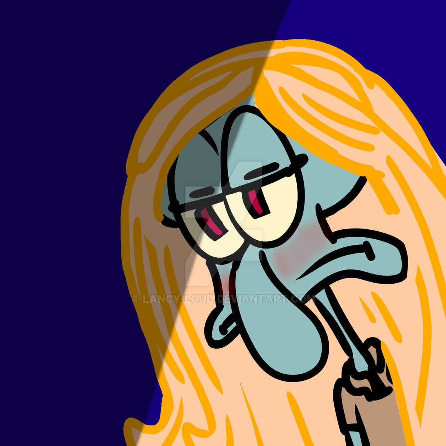 Is Squidward's Former Long, Blonde Hair Canon? by Lancy-Loud on DeviantArt
