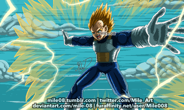 Vegeta Final Flash by BardockSonic on DeviantArt