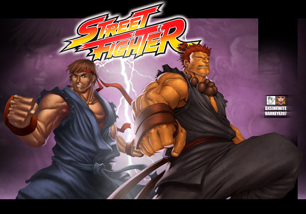 autopista cebra Mirar furtivamente evil ryu vs. akuma by DXSinfinite on DeviantArt