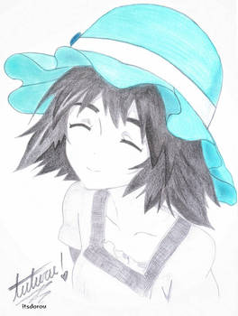 Shiina Mayuri - Pencil Sketch