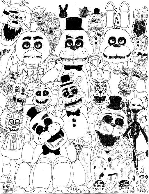 Get Inspired For Fnaf Help Wanted Coloring Pages
