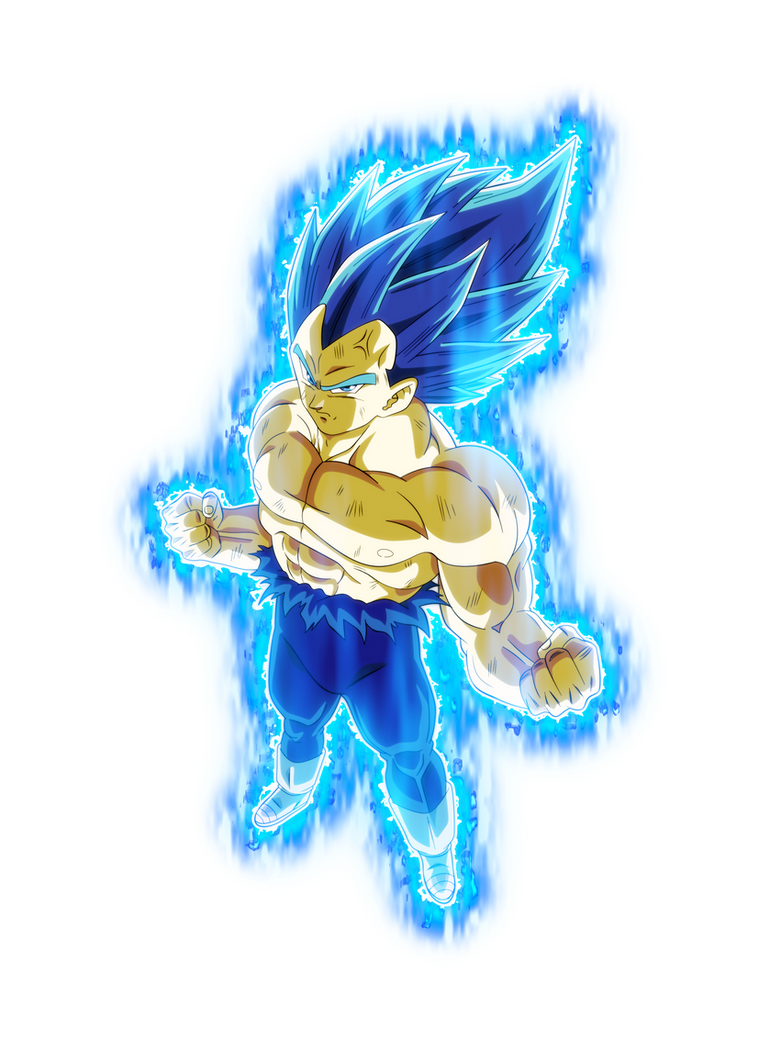 Blue Evolution Vegeta PNG Format by GogitoYTB on DeviantArt
