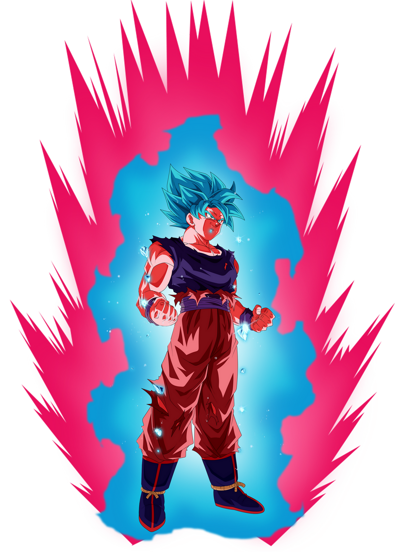 Do Goku Ssj Blue Kaioken, HD Png Download , Transparent Png Image