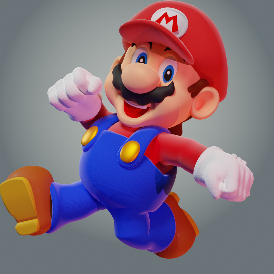 2d Mario Rig 2D Mario but in cycles (Blender) by MatejMakesStuff on DeviantArt