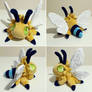 Aussie Blue bee plushie