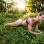 Planking in nettles challenge
