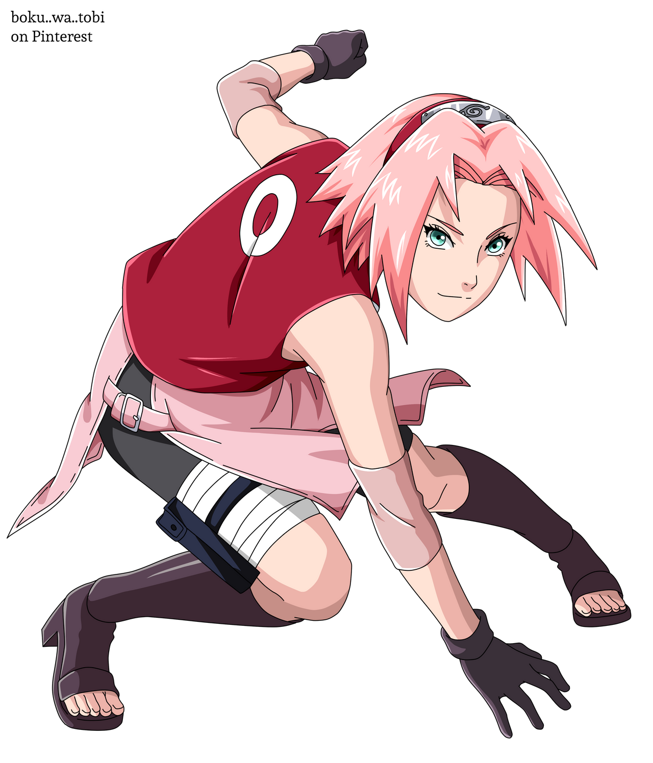 Sakura Haruno render/png by me 20 by Uzimaho13 on DeviantArt