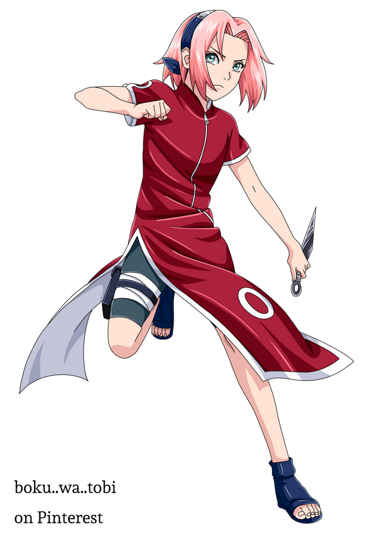 Sakura Haruno render/png by me 52 by Uzimaho13 on DeviantArt