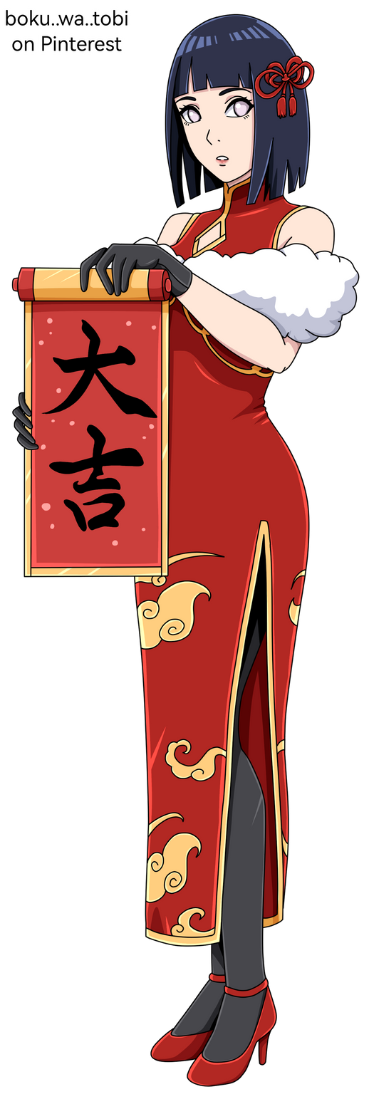 hinata red dress Princess coded #naruto #hinatahyuga #hinata