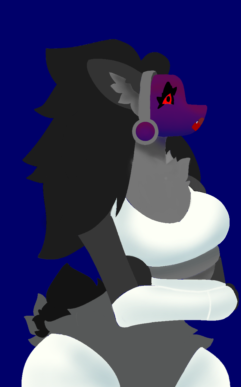 Female Protogen Blue Protogen female by D3Habell on DeviantArt