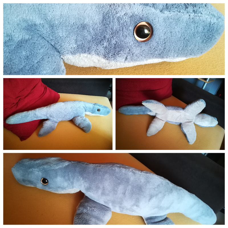 Mosasaurus plush top