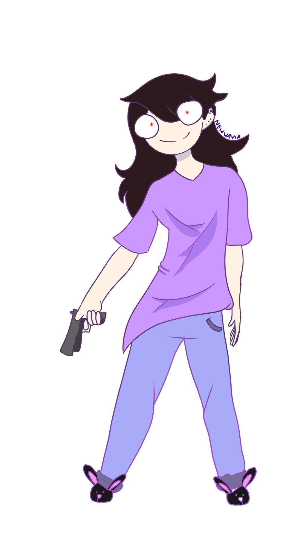 Jaiden With A Gun by NewWavia on DeviantArt