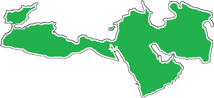 Umayyad Caliphate Flag Map With Stript By Neon Cya by ThinhVKM on ...