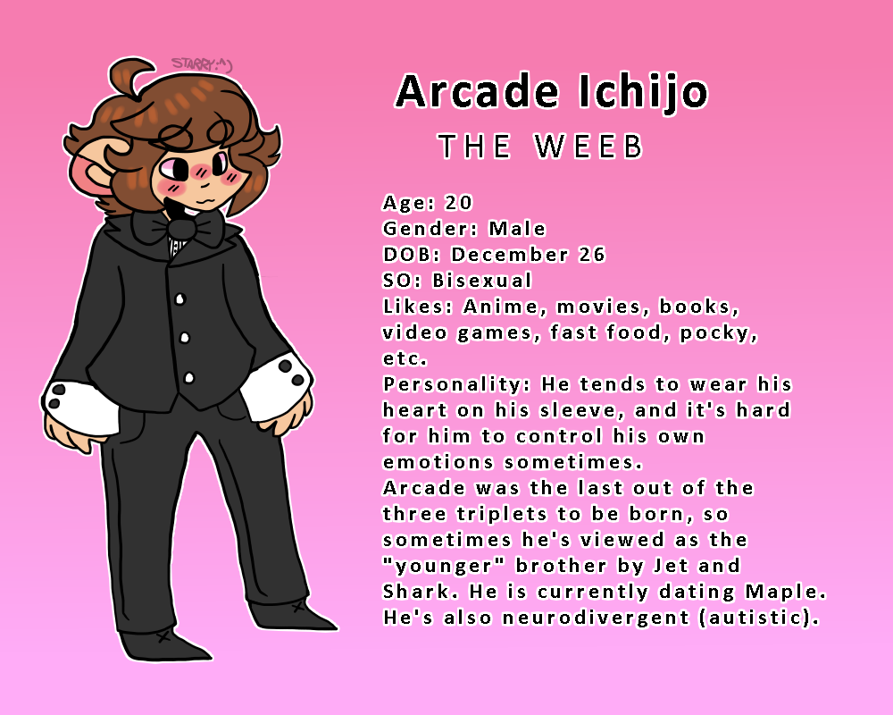 Arcade reference sheet by DalmationCat on DeviantArt