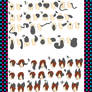 Laterius Ear and Tail Chart drawn by Elietia