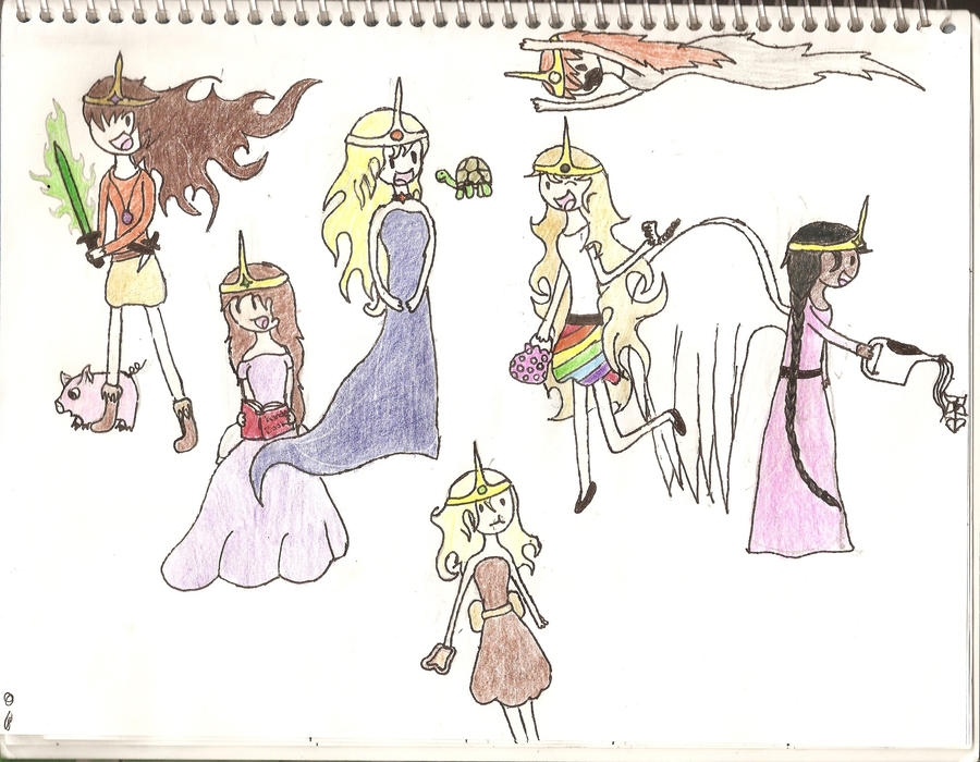 7 princesses by Fernshade2712 on DeviantArt
