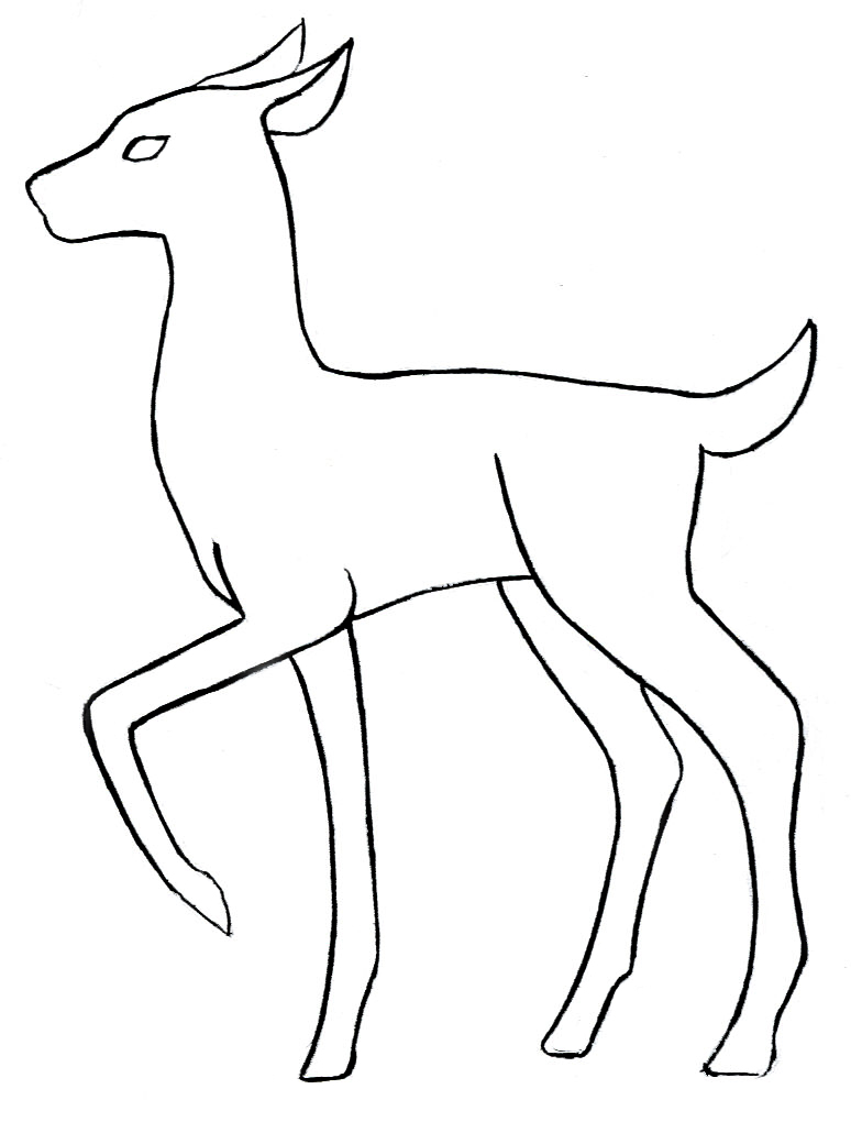 Deer base outline