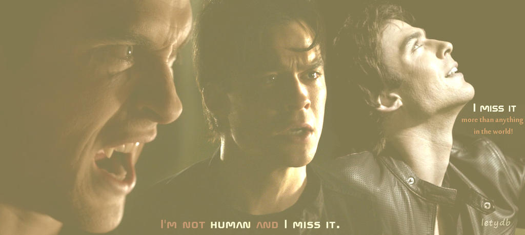 I'm not human and I miss it