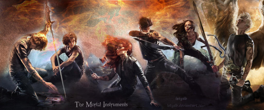 Mortal Instruments Library The Mortal Instruments new covers by letydb on DeviantArt