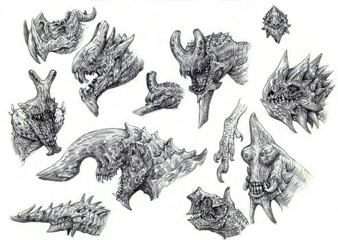 Kaiju Heads