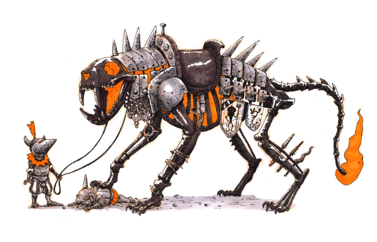 Inktober #24 - Halloween steed by eoghankerrigan