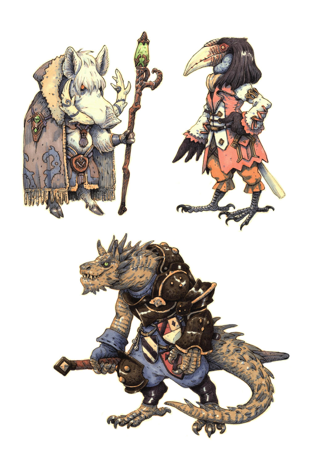JRPG Characters 4 by eoghankerrigan on DeviantArt