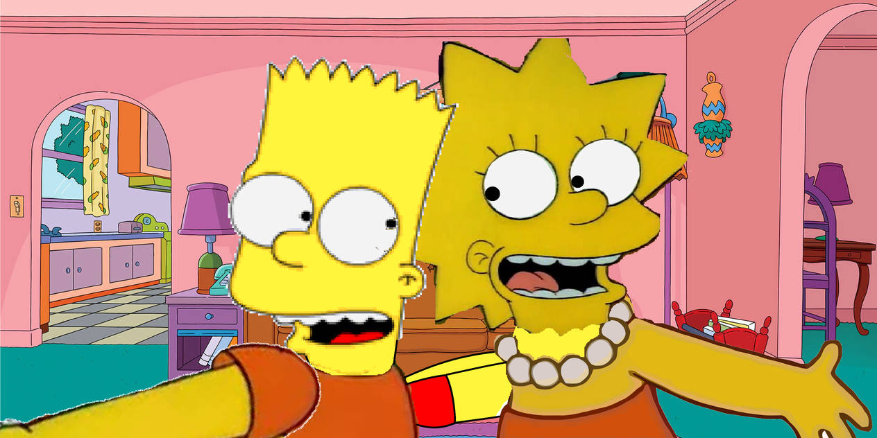 Bart And Lisa Singing New York by raffaelecolimodio on DeviantArt