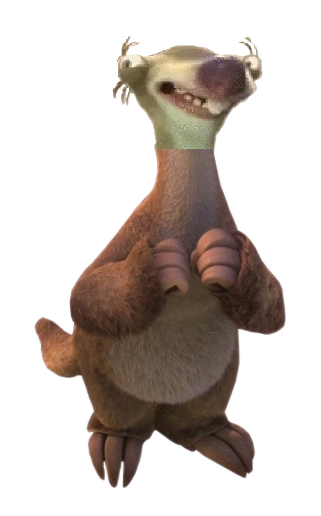Sid The Sloth Vector by raffaelecolimodio on DeviantArt